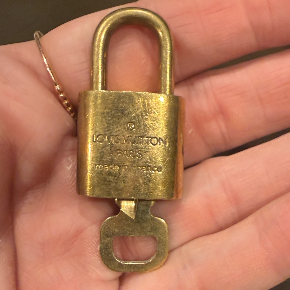 Louis Vuitton Gold Padlock and Key #322 - Picture 6 of 16